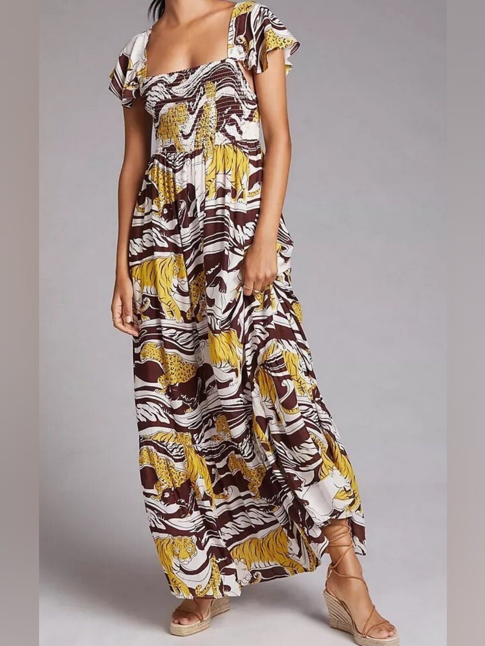 Anthropologie Big Cat Dress